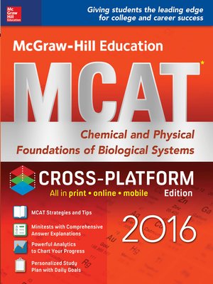 cover image of McGraw-Hill Education MCAT